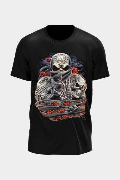 Three Wise Skulls T-Shirt