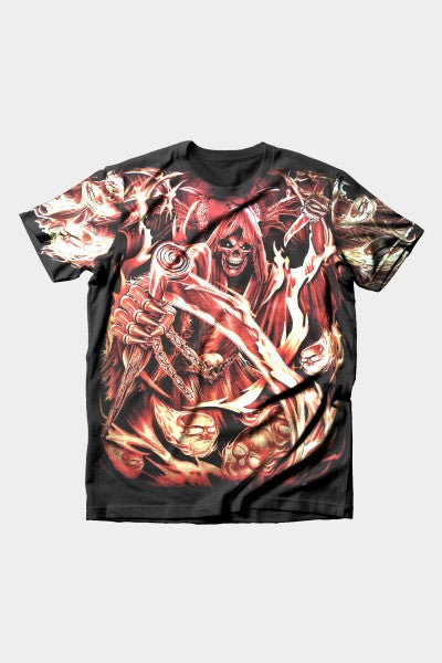 Reaper in Rage full expression t-shirt