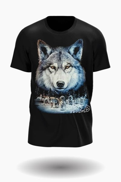 Lead wolf and wolf pack T-shirt