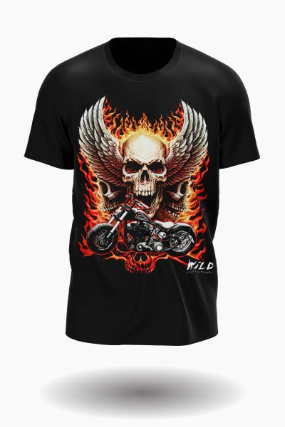 Skull Biker T-Shirt