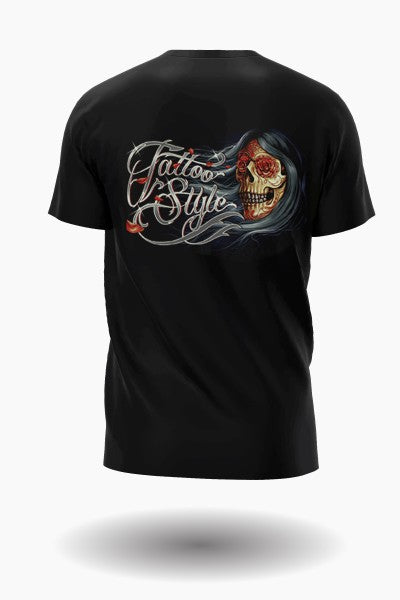 Dark princess with tattoo style t-shirt