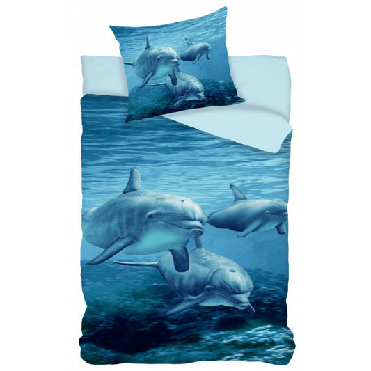 Dolphin bedding 140 × 200cm, 70 × 90 cm