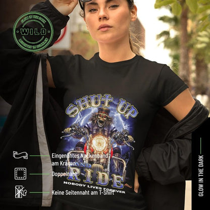 Shut up and ride t-shirt